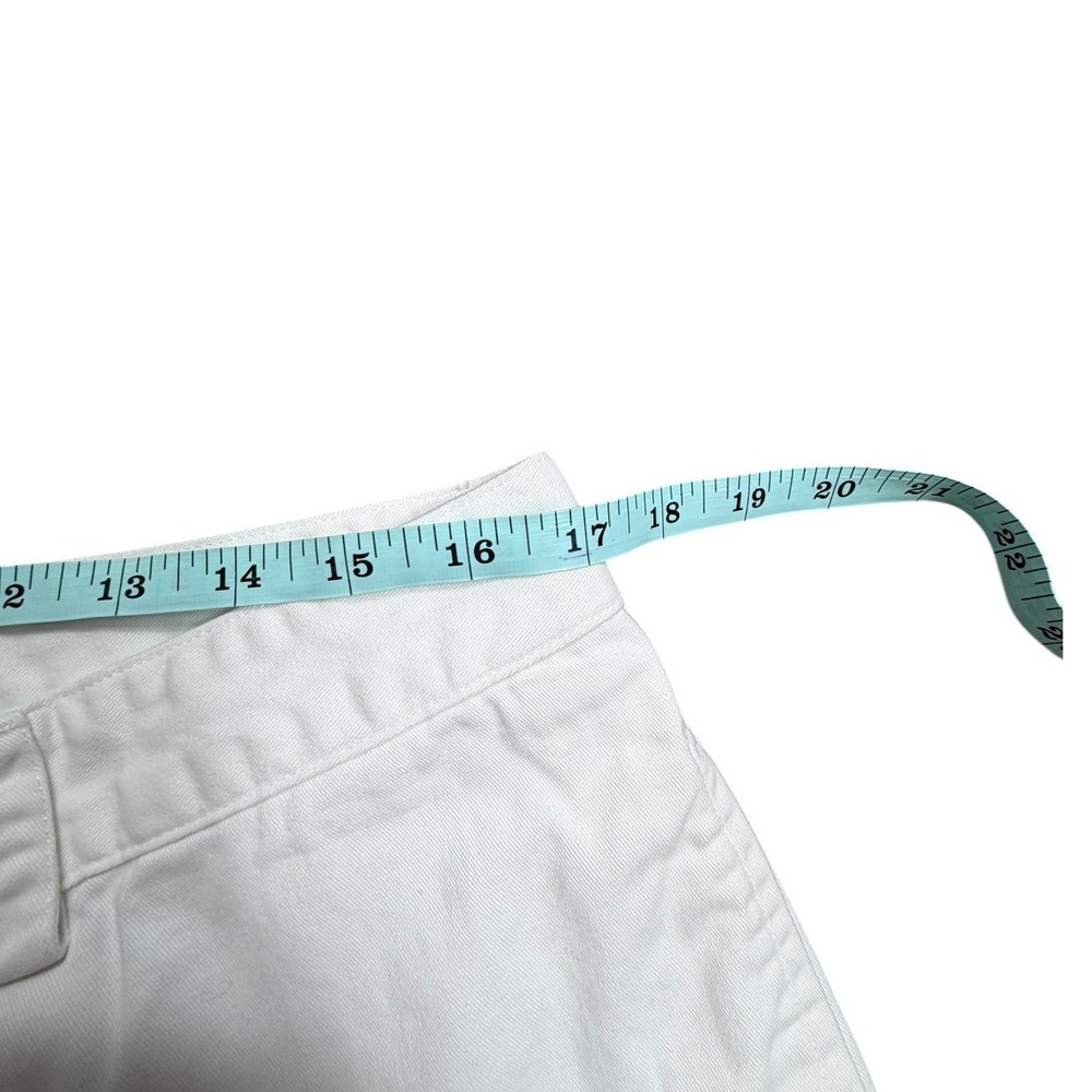 Lauren Ralph Lauren White Wide Leg Cotton Pants Womens 16 - Picture 6 of 9